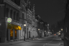 Alkmaar Bierkade in de late avond in Alkmaar